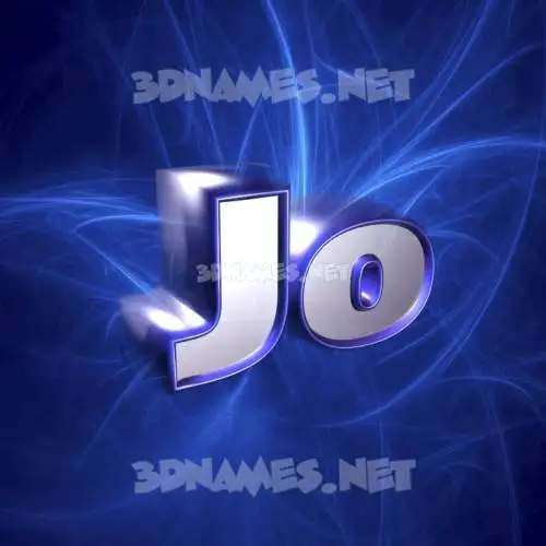jo in Plasma style - 3D name wallpaper jo in Plasma style - 3D name wallpaper