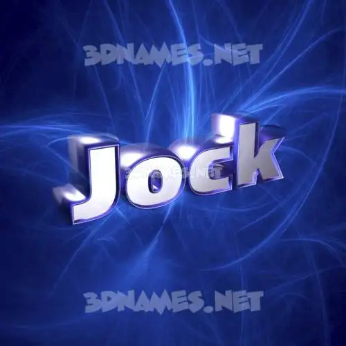jock in Plasma style - 3D name wallpaper jock in Plasma style - 3D name wallpaper