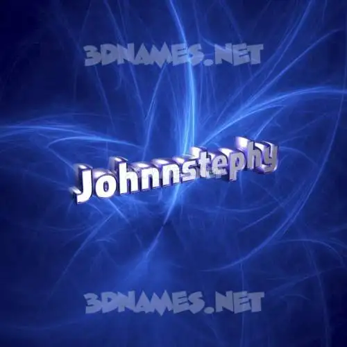 johnnstephy in Plasma style - 3D name wallpaper