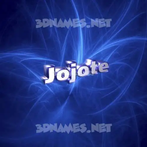 jojote in Plasma style - 3D name wallpaper jojote in Plasma style - 3D name wallpaper
