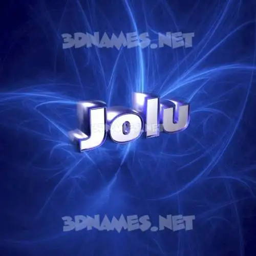 jolu in Plasma style - 3D name wallpaper jolu in Plasma style - 3D name wallpaper