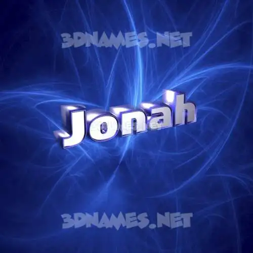 jonah in Plasma style - 3D name wallpaper jonah in Plasma style - 3D name wallpaper