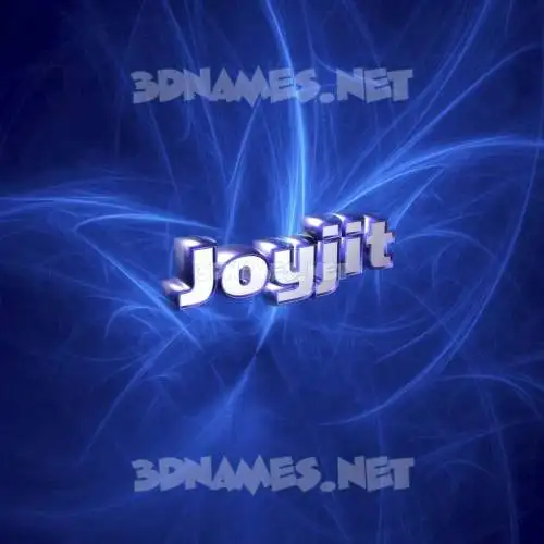 joyjit in Plasma style - 3D name wallpaper