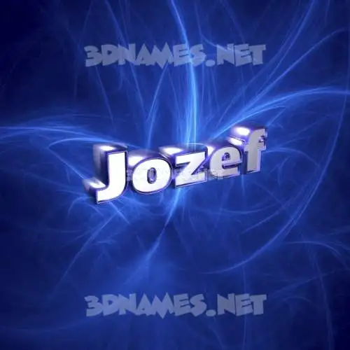 jozef in Plasma style - 3D name wallpaper