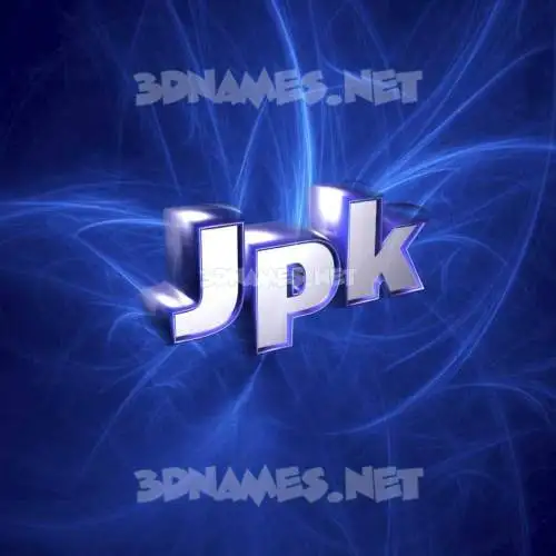 jpk in Plasma style - 3D name wallpaper jpk in Plasma style - 3D name wallpaper