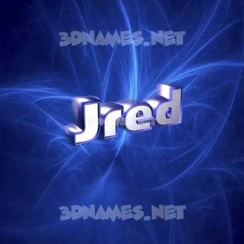 jred in Plasma style - 3D name wallpaper jred in Plasma style - 3D name wallpaper