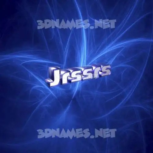 jrssrs in Plasma style - 3D name wallpaper jrssrs in Plasma style - 3D name wallpaper
