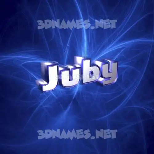 juby in Plasma style - 3D name wallpaper juby in Plasma style - 3D name wallpaper