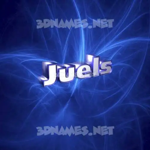 juels in Plasma style - 3D name wallpaper juels in Plasma style - 3D name wallpaper