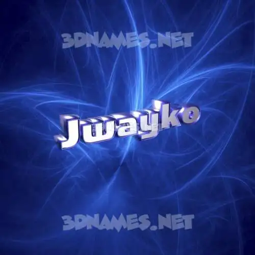 jwayko in Plasma style - 3D name wallpaper jwayko in Plasma style - 3D name wallpaper