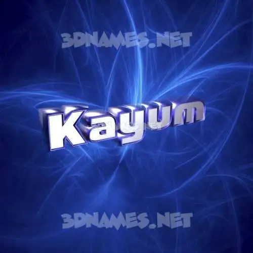 kayum in Plasma style - 3D name wallpaper kayum in Plasma style - 3D name wallpaper
