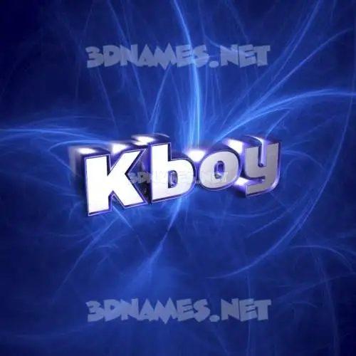 kboy in Plasma style - 3D name wallpaper kboy in Plasma style - 3D name wallpaper