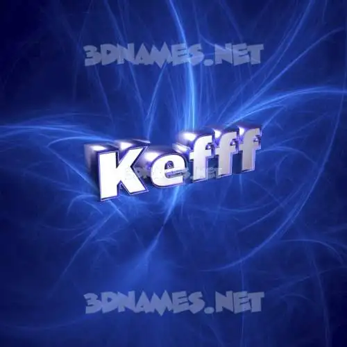 kefff in Plasma style - 3D name wallpaper kefff in Plasma style - 3D name wallpaper
