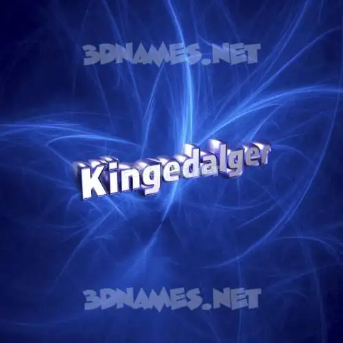 kingedalger in Plasma style - 3D name wallpaper kingedalger in Plasma style - 3D name wallpaper