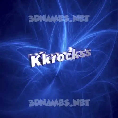 kkrockss in Plasma style - 3D name wallpaper kkrockss in Plasma style - 3D name wallpaper
