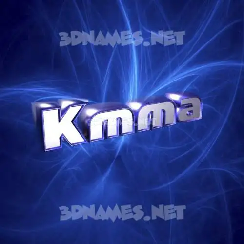 kmma in Plasma style - 3D name wallpaper kmma in Plasma style - 3D name wallpaper