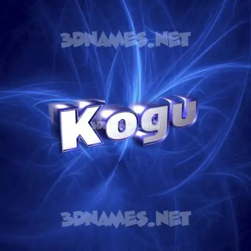 kogu in Plasma style - 3D name wallpaper kogu in Plasma style - 3D name wallpaper