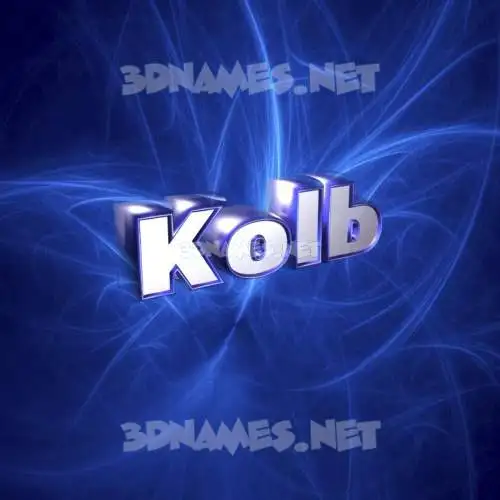 kolb in Plasma style - 3D name wallpaper kolb in Plasma style - 3D name wallpaper