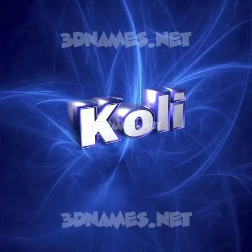 koli in Plasma style - 3D name wallpaper koli in Plasma style - 3D name wallpaper