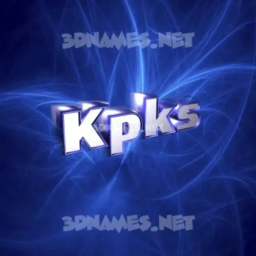 kpks in Plasma style - 3D name wallpaper kpks in Plasma style - 3D name wallpaper