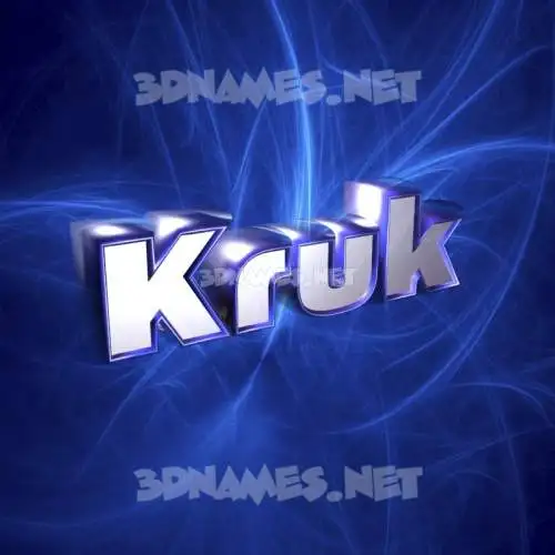 kruk in Plasma style - 3D name wallpaper kruk in Plasma style - 3D name wallpaper