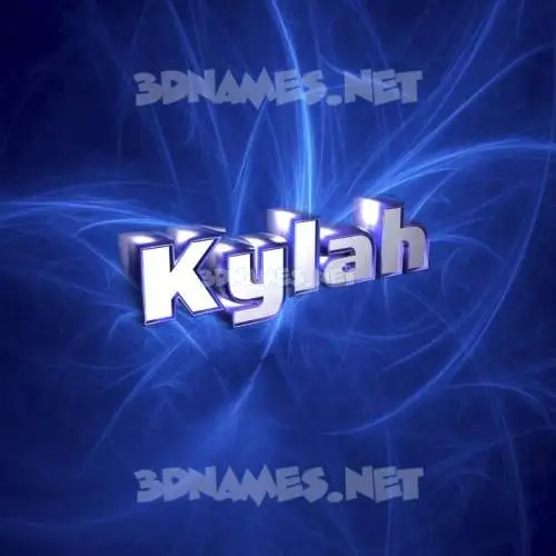 kylah in Plasma style - 3D name wallpaper kylah in Plasma style - 3D name wallpaper