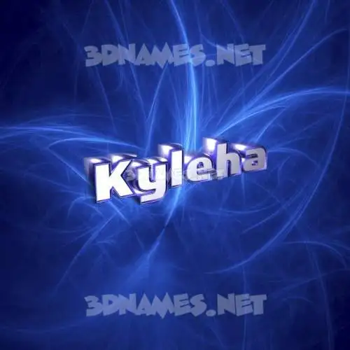 kyleha in Plasma style - 3D name wallpaper