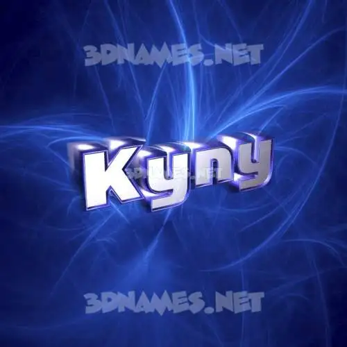 kyny in Plasma style - 3D name wallpaper kyny in Plasma style - 3D name wallpaper