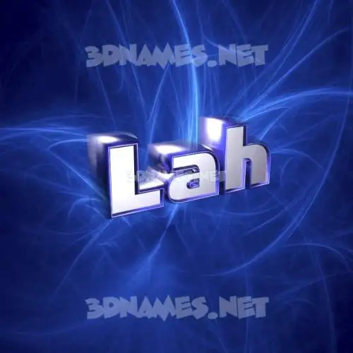 lah in Plasma style - 3D name wallpaper lah in Plasma style - 3D name wallpaper