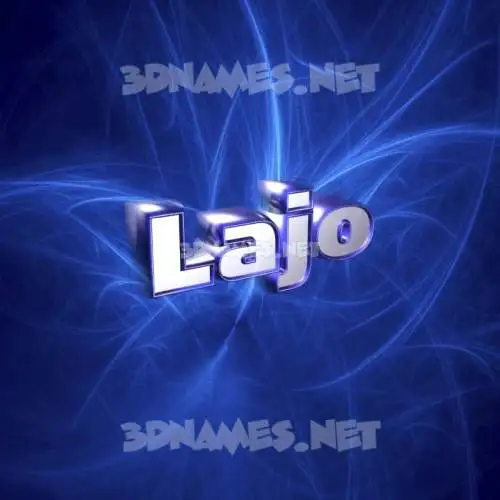 lajo in Plasma style - 3D name wallpaper lajo in Plasma style - 3D name wallpaper