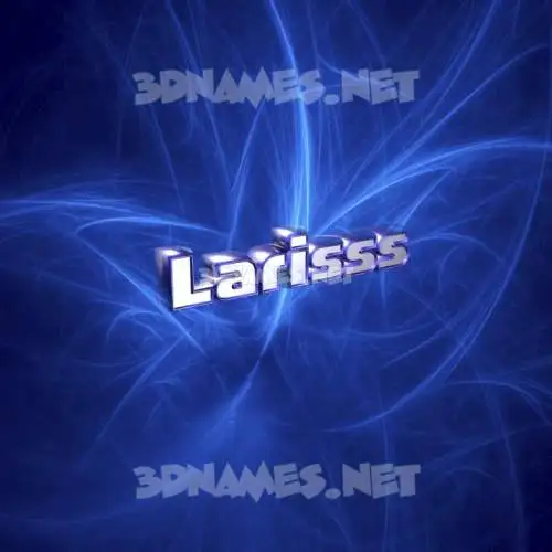 larisss in Plasma style - 3D name wallpaper larisss in Plasma style - 3D name wallpaper