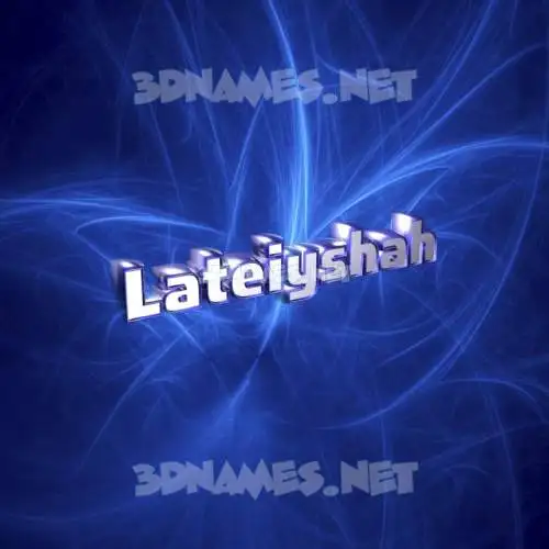 lateiyshah in Plasma style - 3D name wallpaper lateiyshah in Plasma style - 3D name wallpaper