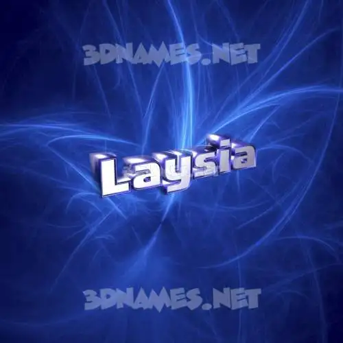 laysia in Plasma style - 3D name wallpaper laysia in Plasma style - 3D name wallpaper
