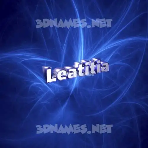 leatitia in Plasma style - 3D name wallpaper leatitia in Plasma style - 3D name wallpaper