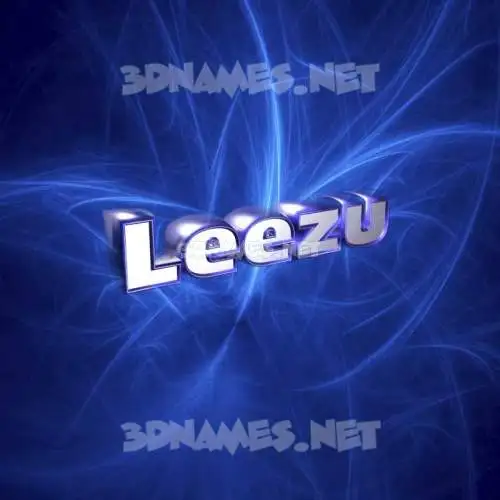 leezu in Plasma style - 3D name wallpaper leezu in Plasma style - 3D name wallpaper