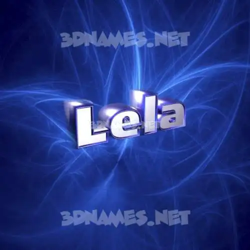lela in Plasma style - 3D name wallpaper lela in Plasma style - 3D name wallpaper