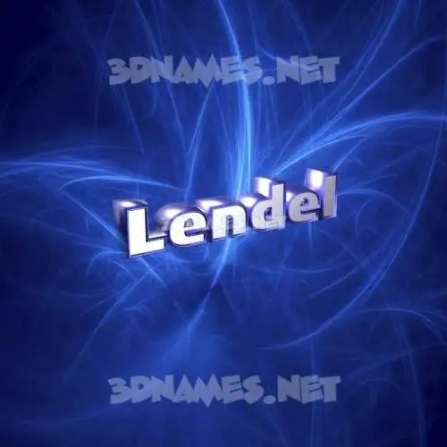 lendel in Plasma style - 3D name wallpaper lendel in Plasma style - 3D name wallpaper