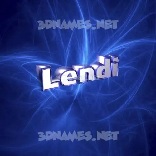 lendi in Plasma style - 3D name wallpaper lendi in Plasma style - 3D name wallpaper
