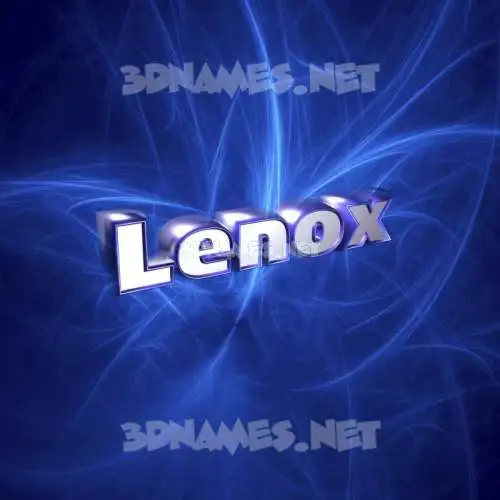 lenox in Plasma style - 3D name wallpaper lenox in Plasma style - 3D name wallpaper