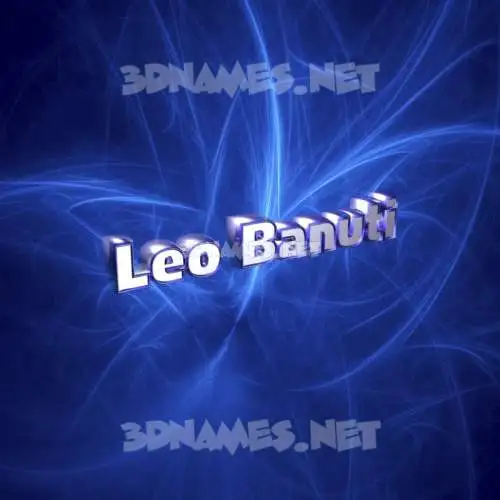 leo banuti in Plasma style - 3D name wallpaper leo banuti in Plasma style - 3D name wallpaper