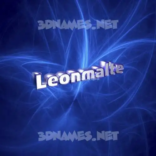 leonmalte in Plasma style - 3D name wallpaper leonmalte in Plasma style - 3D name wallpaper