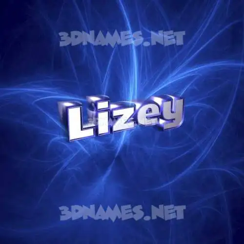 lizey in Plasma style - 3D name wallpaper lizey in Plasma style - 3D name wallpaper