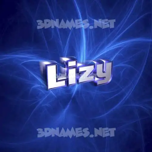 lizy in Plasma style - 3D name wallpaper lizy in Plasma style - 3D name wallpaper