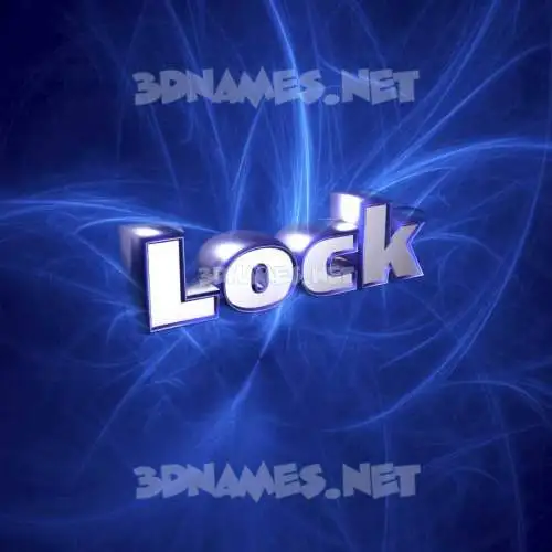 lock in Plasma style - 3D name wallpaper lock in Plasma style - 3D name wallpaper