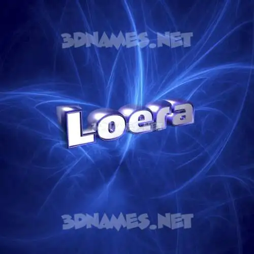 loera in Plasma style - 3D name wallpaper loera in Plasma style - 3D name wallpaper