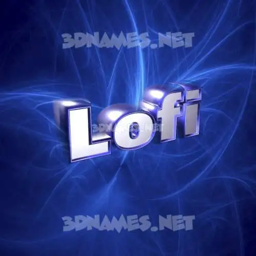 lofi in Plasma style - 3D name wallpaper lofi in Plasma style - 3D name wallpaper