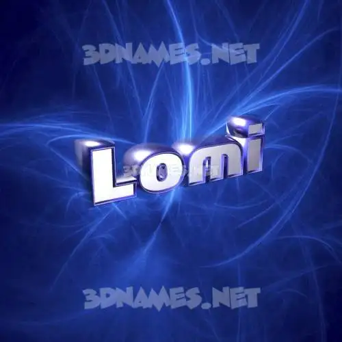 lomi in Plasma style - 3D name wallpaper lomi in Plasma style - 3D name wallpaper