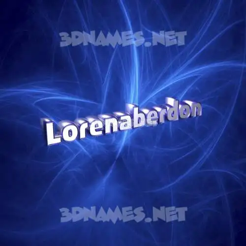 lorenaberdon in Plasma style - 3D name wallpaper lorenaberdon in Plasma style - 3D name wallpaper