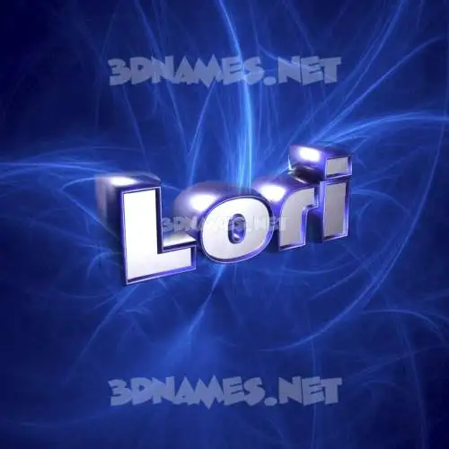 lori in Plasma style - 3D name wallpaper lori in Plasma style - 3D name wallpaper