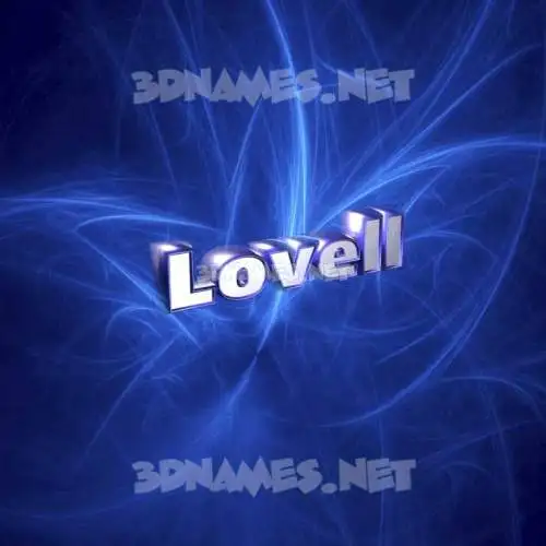 lovell in Plasma style - 3D name wallpaper lovell in Plasma style - 3D name wallpaper
